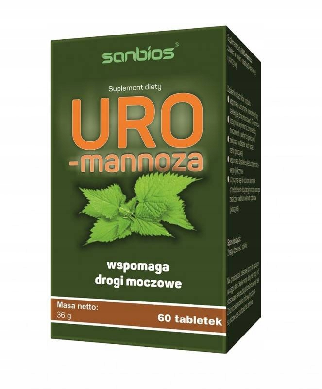 Sanbios Uro-mannoza 60 tab. układ moczowy