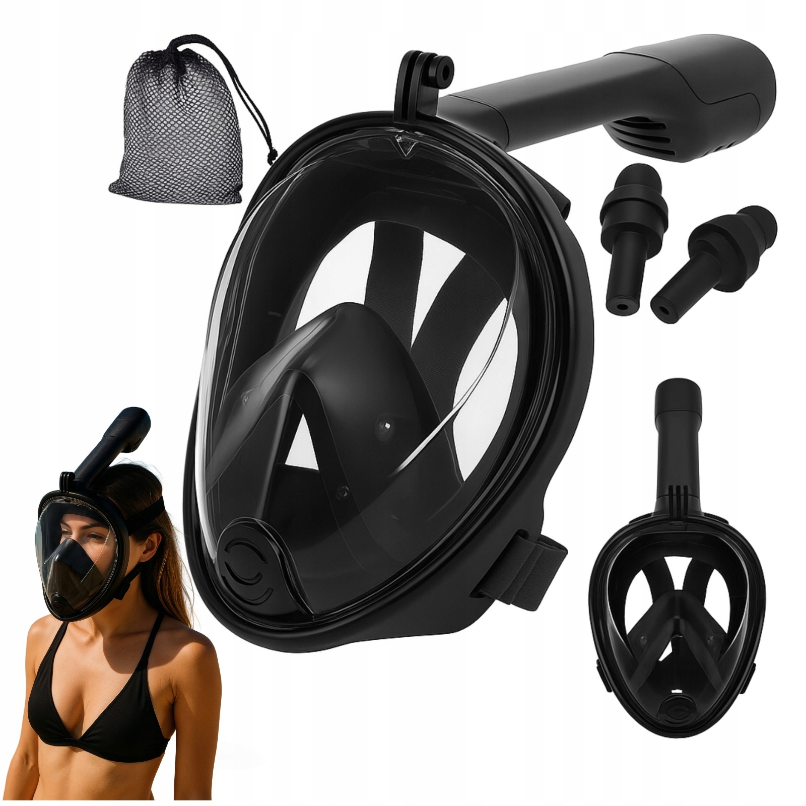 Maska do Nurkowania Pełnotwarzowa Maska do Snorkelingu