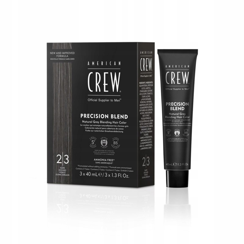 

Zestaw koloryzujący American Crew Dark 2-3 3*40 ml