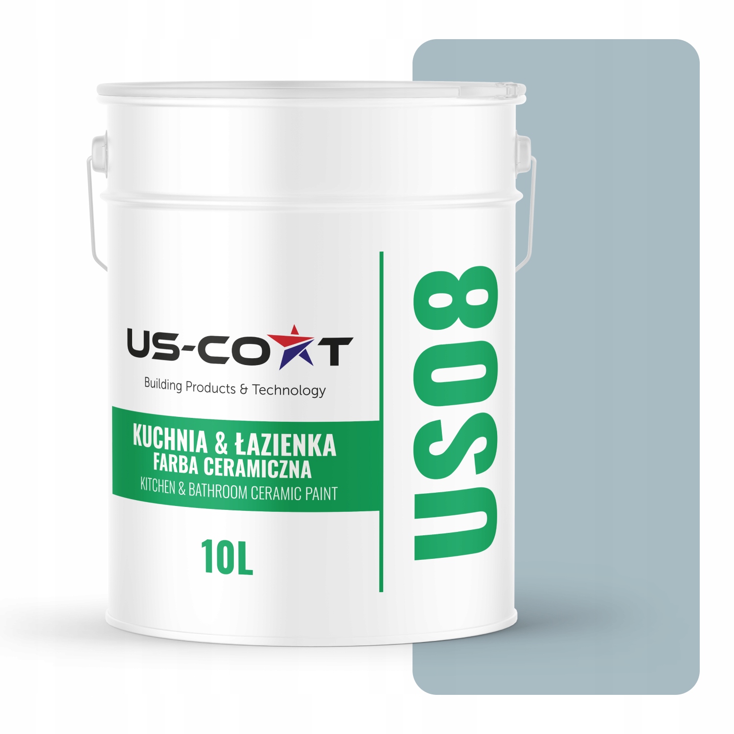 Keramická Farba Kuchyňa Kúpeľňa Šedá Platinová H0746 Mat 10 L Nástenná