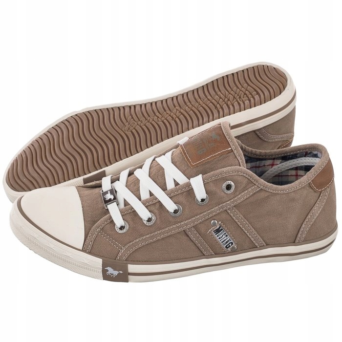 

Buty Damskie Trampki Mustang Brązowe 50C0004