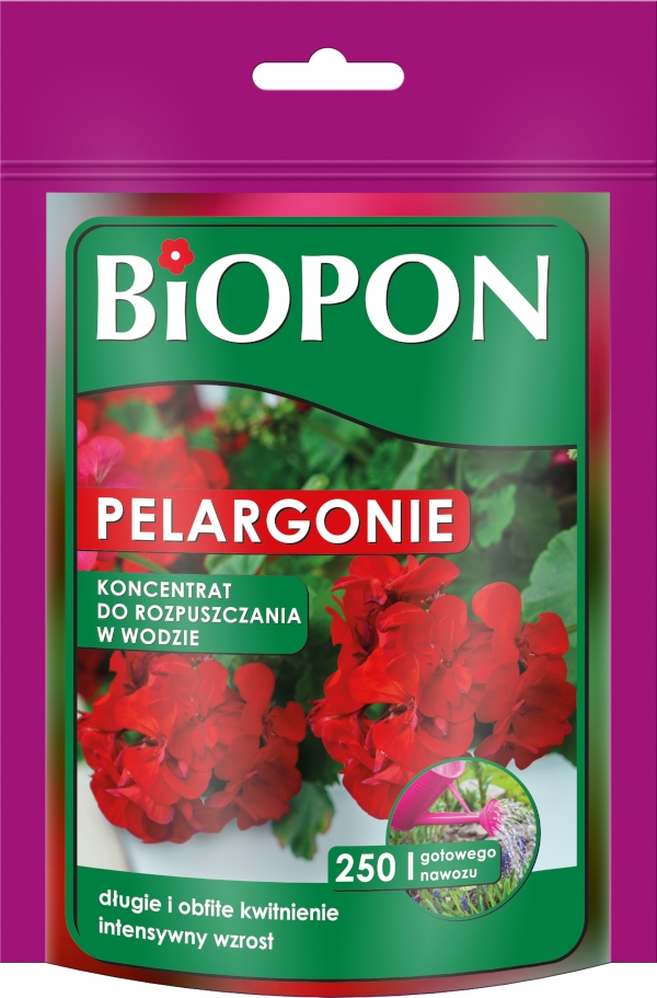 

Nawóz Koncentrat Do Pelargonii Biopon 250G Na 250L