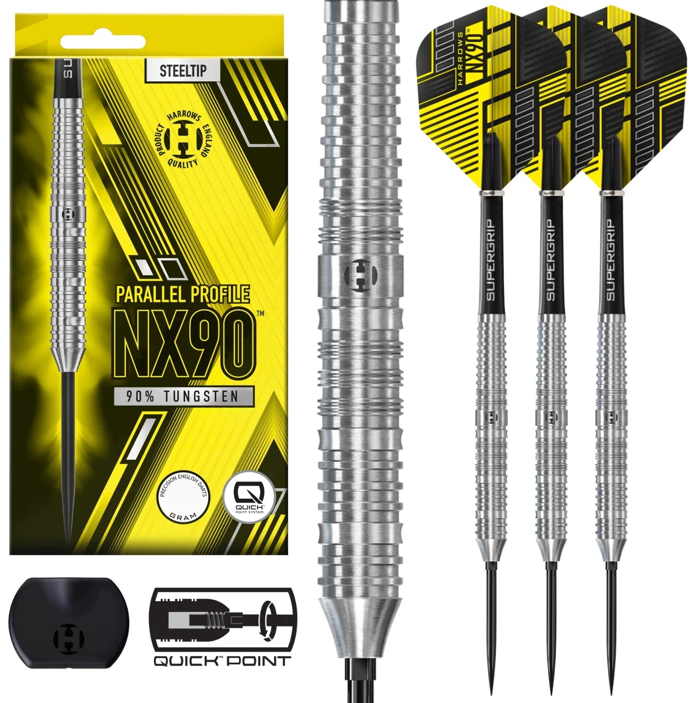 Lotki Rzutki Dart Harrows NX90 Tapered 90% Wolfram 26g