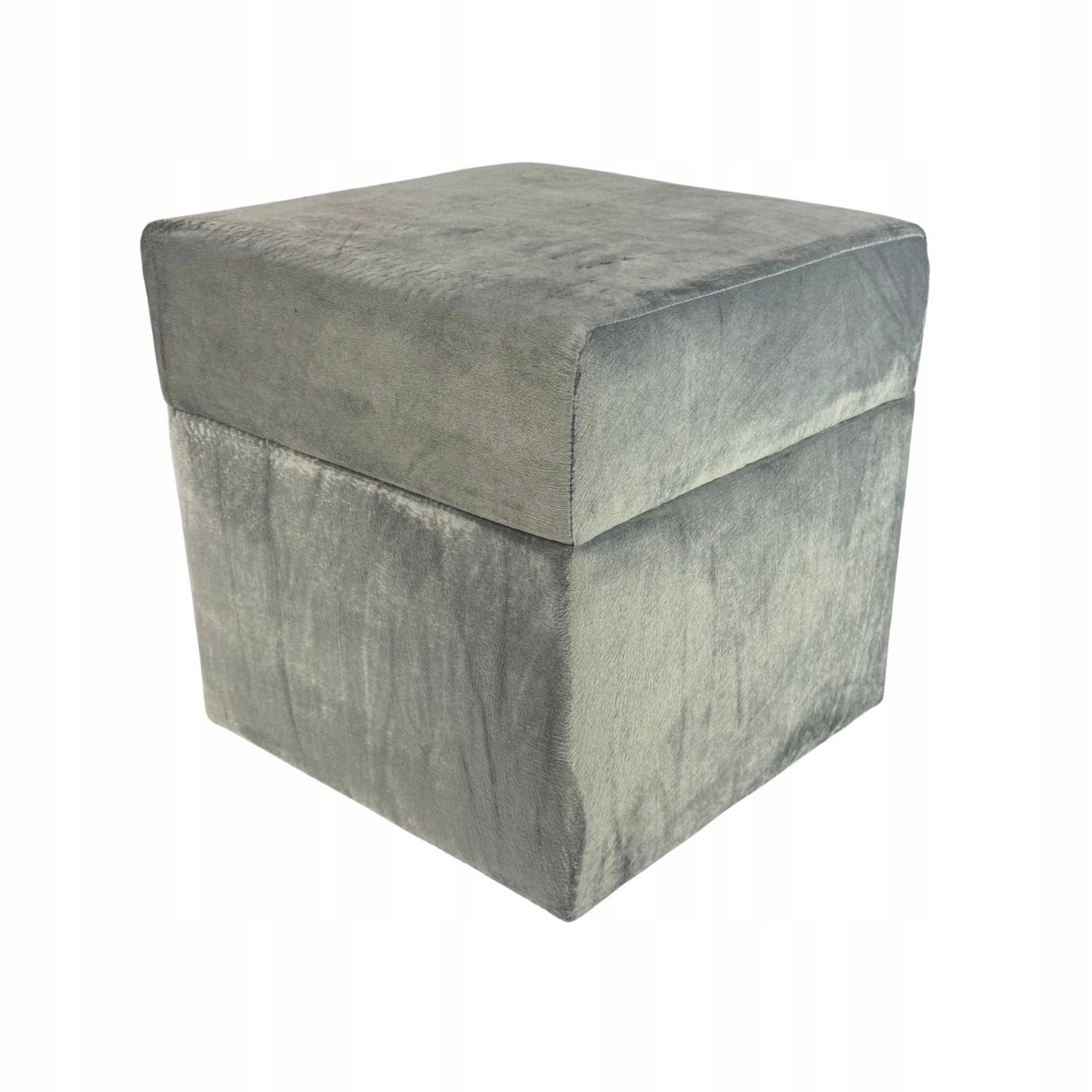 Taburet v barvě světle šedé