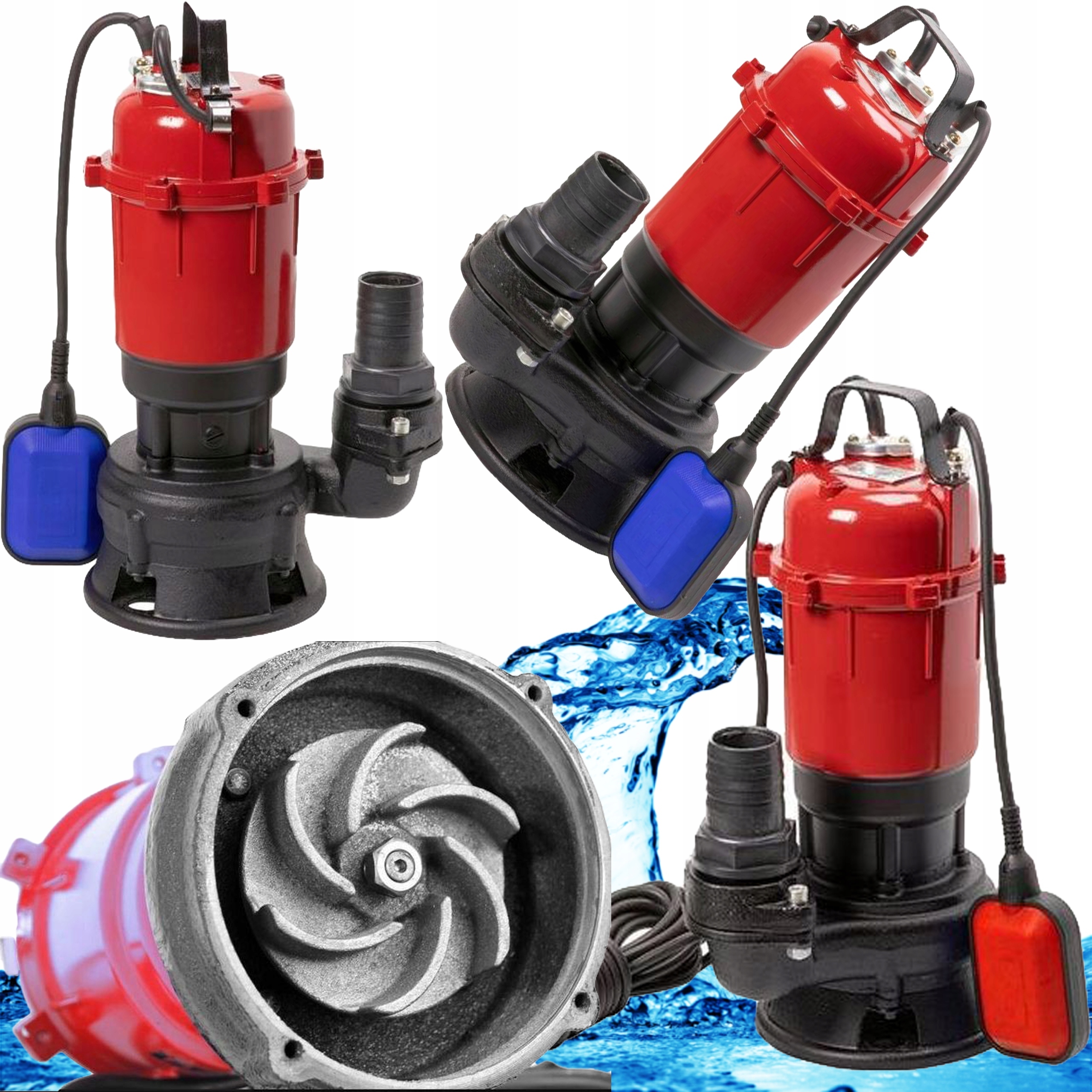 Pompa Brudnej Wody Szamba Szlamowa Hunter 2850 z Pływakiem