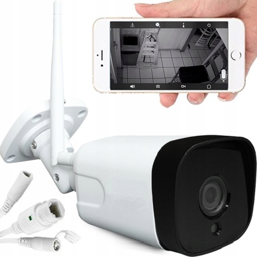 

Kamera Zewnętrzna Ip WiFi Full Hd 2Mpx 1080p 50m