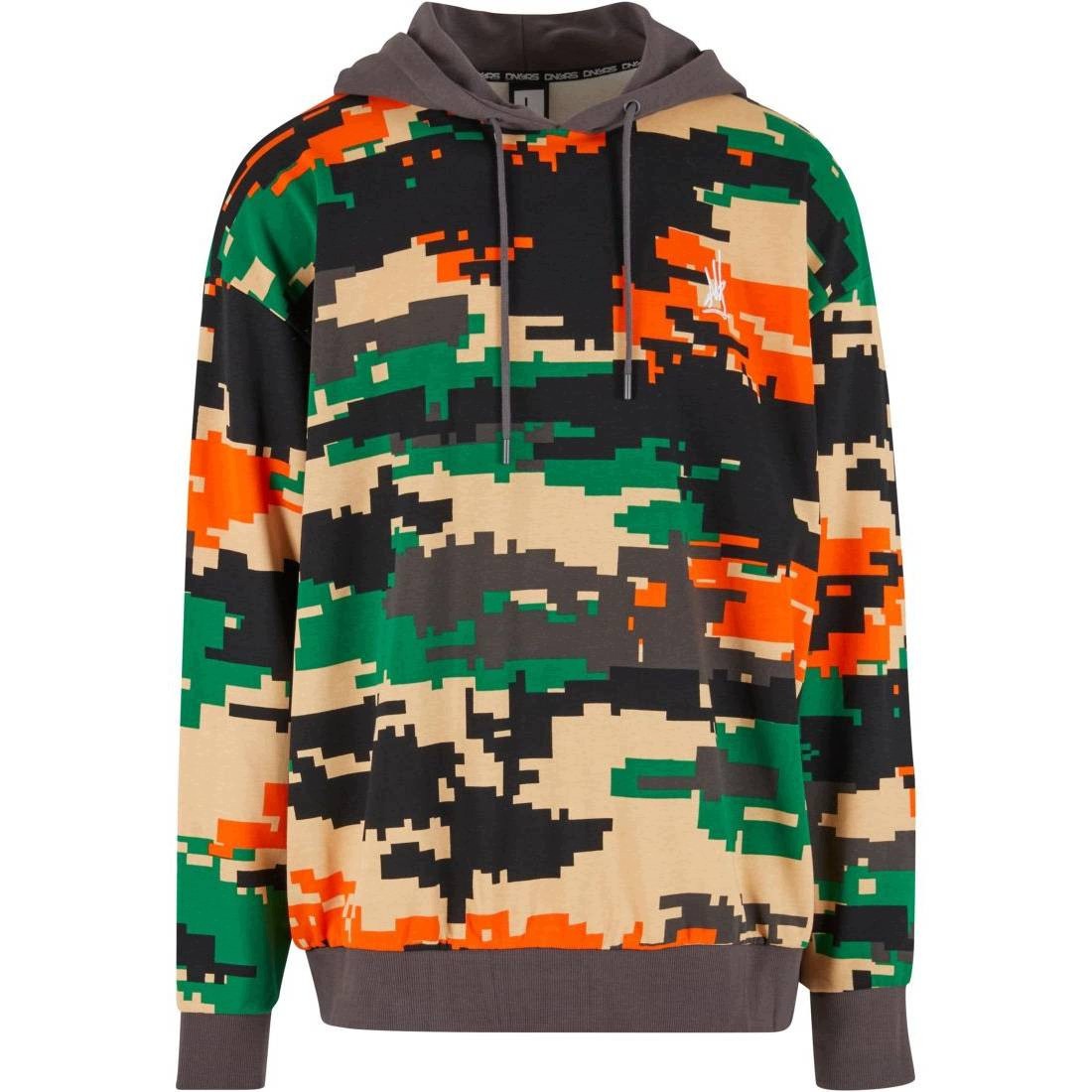 Dangerous Dngrs mikina pánská Electric Hoodie přes hlavu XXL šedá