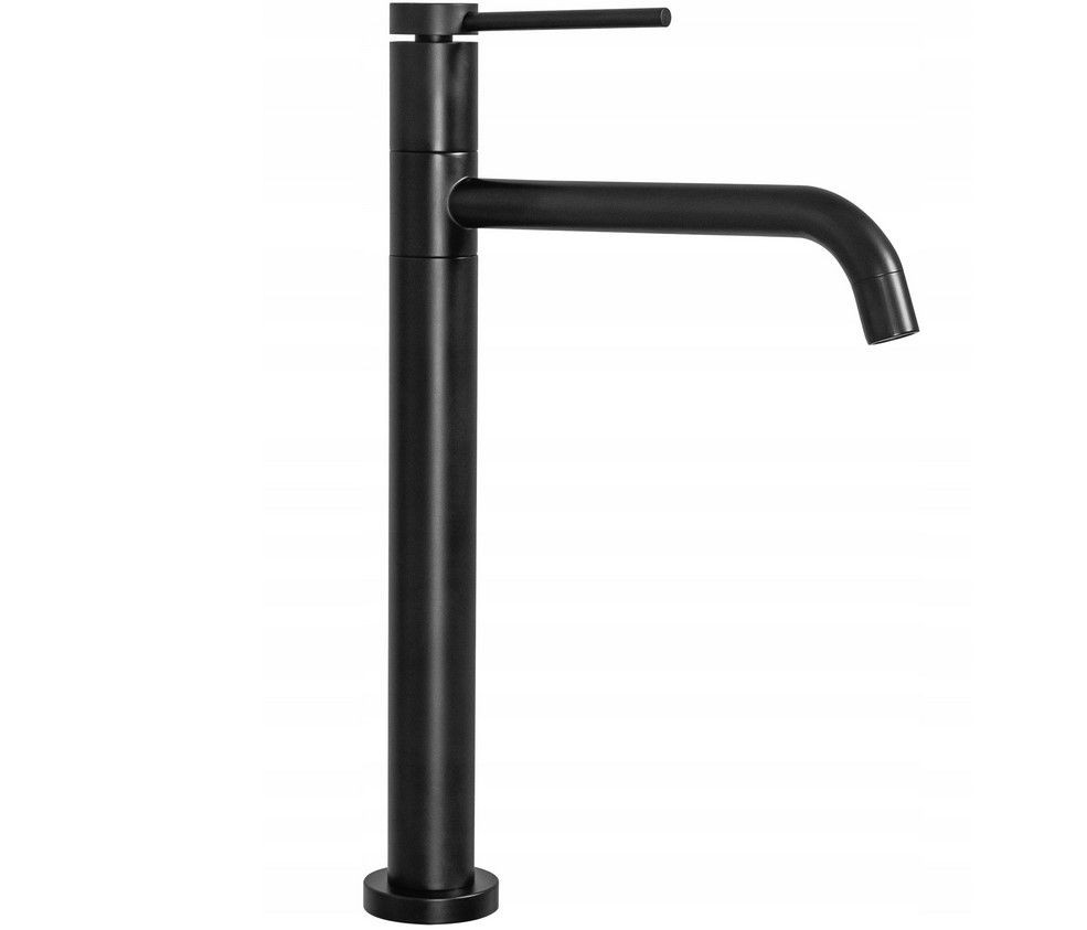 Umývadlová batéria Lugano čierna vysoká Rea -B5001) /sm/