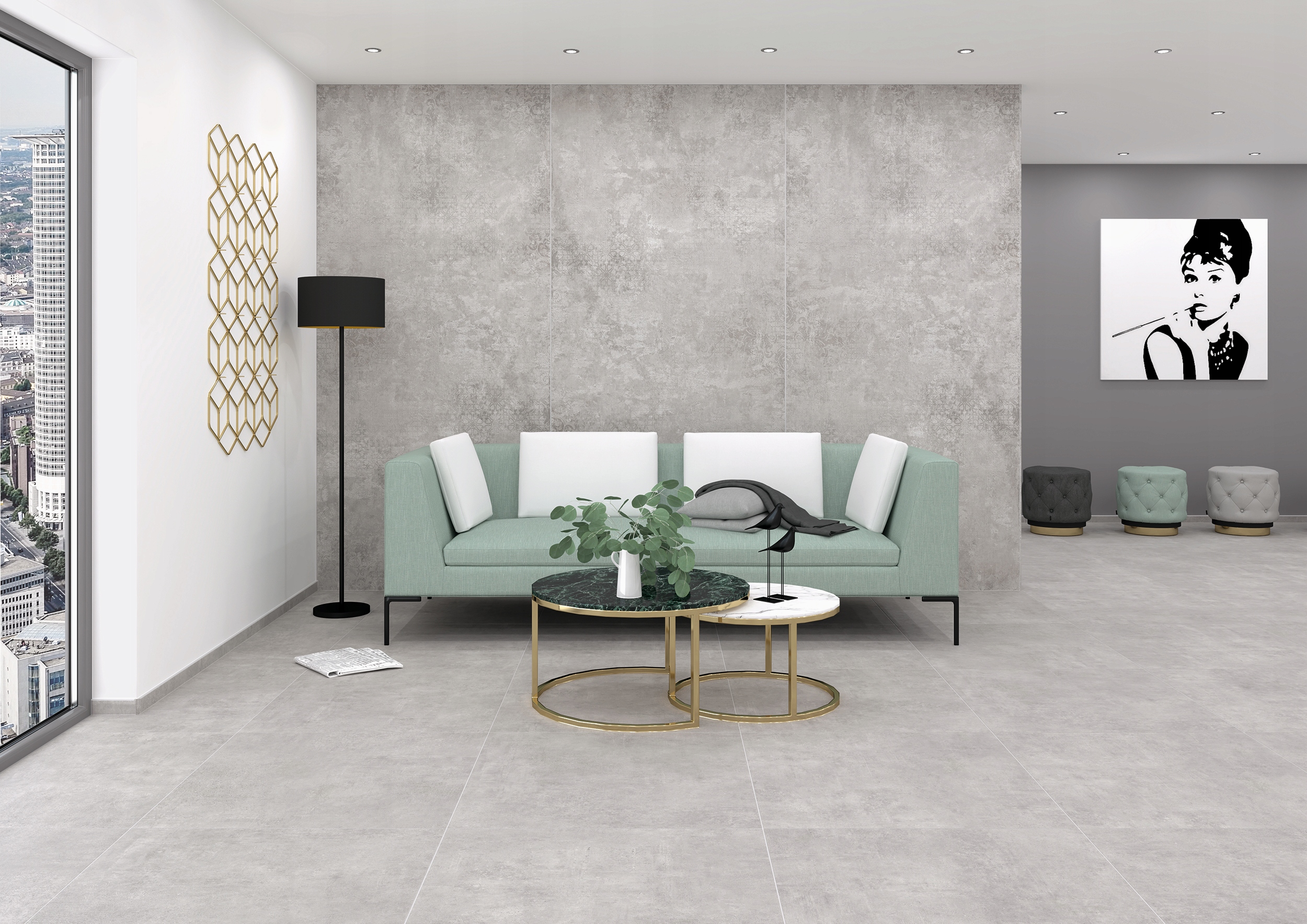 Płytki Gresowe Szare Columbia Grey 80×80 Zastosowanie na zewnątrz wewnątrz