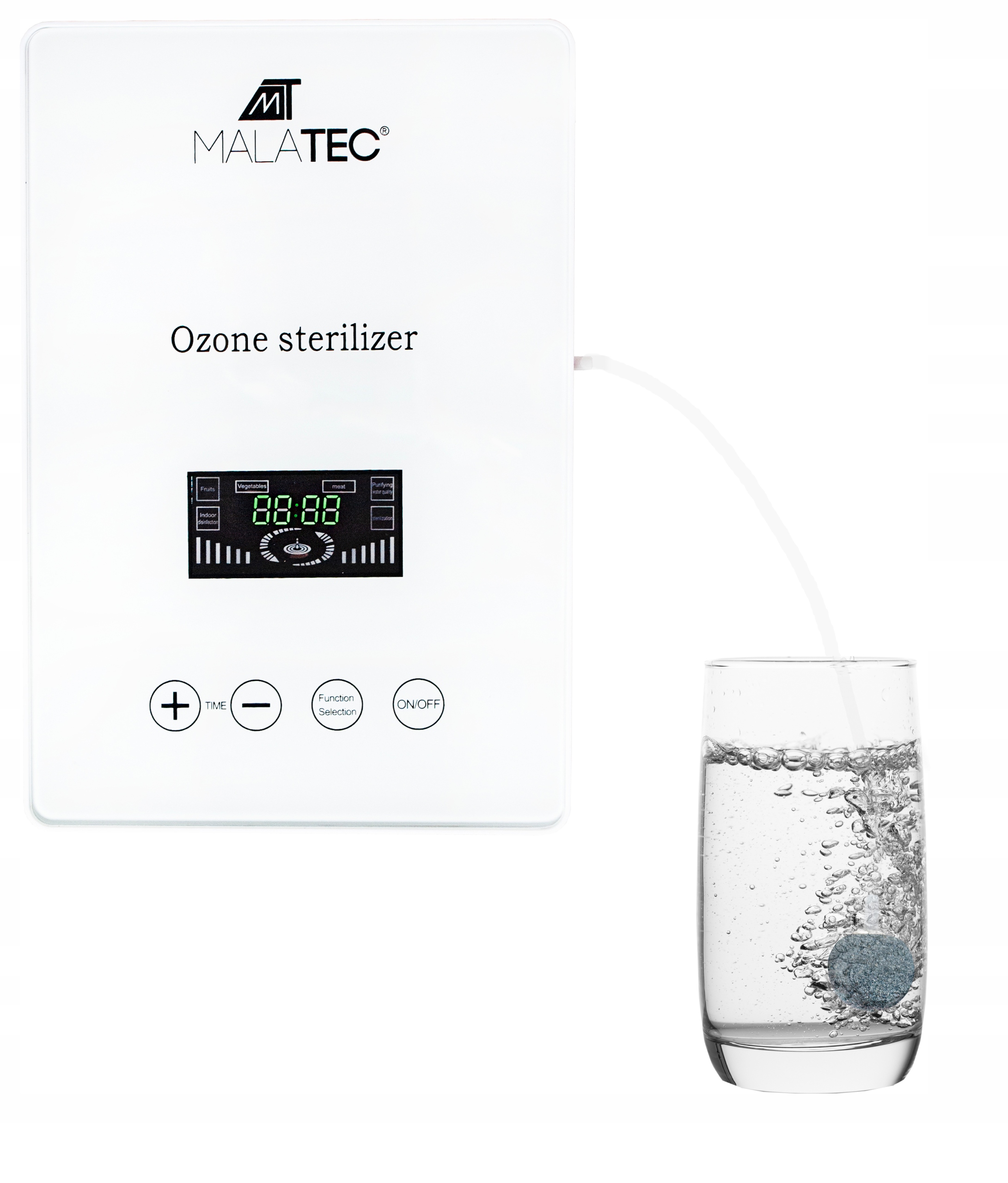 Генератор озона Озонатор-ионизатор MALATEC + Таймер Вес изделия с упаковкой 1,5 кг