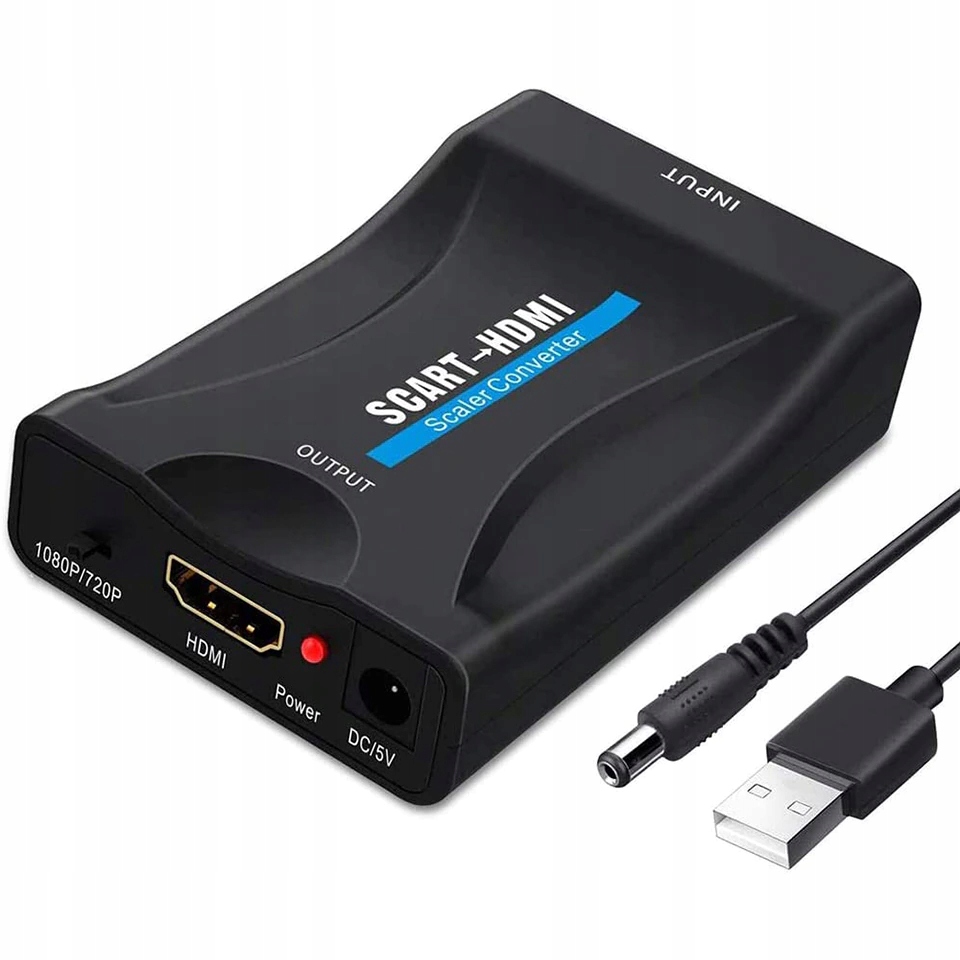 

Adapter Konwerter Scart na Hdmi 1080P 60hz Scaler
