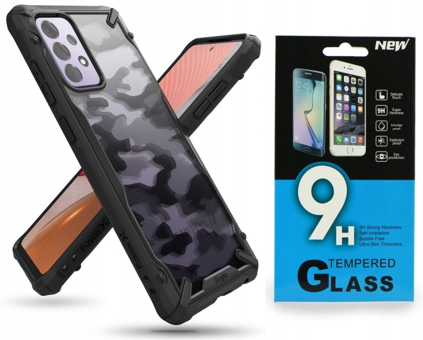 

Etui Ringke X do Galaxy A72 5G, Case, Cover +szkło