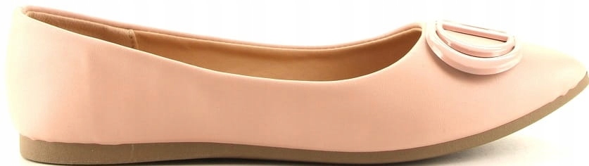 DAMSKIE BALERINY Z OZDOBĄ VINCEZA RÓŻOWE JASNO 37 Marka VINCEZA