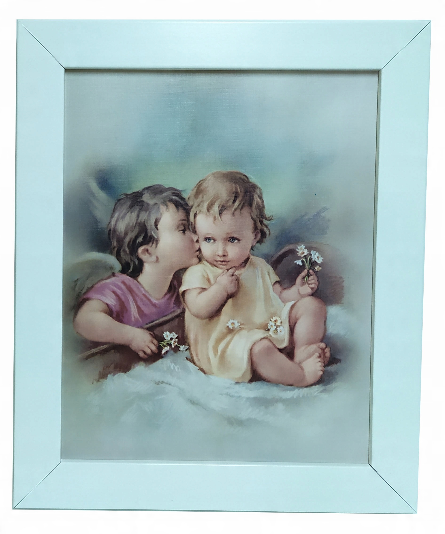 

Obraz W Białej Ramie Aniołka Stróża Anioła 25X30