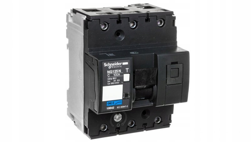 Schneider Wyłącznik nadprądowy 3P C 100A Ac NG125N 18642