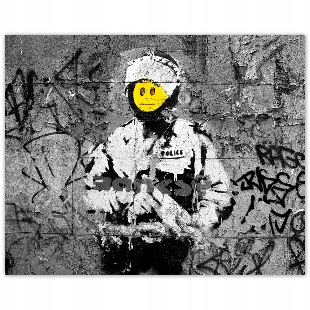 

Plakat 50x40 Banksy Buźka