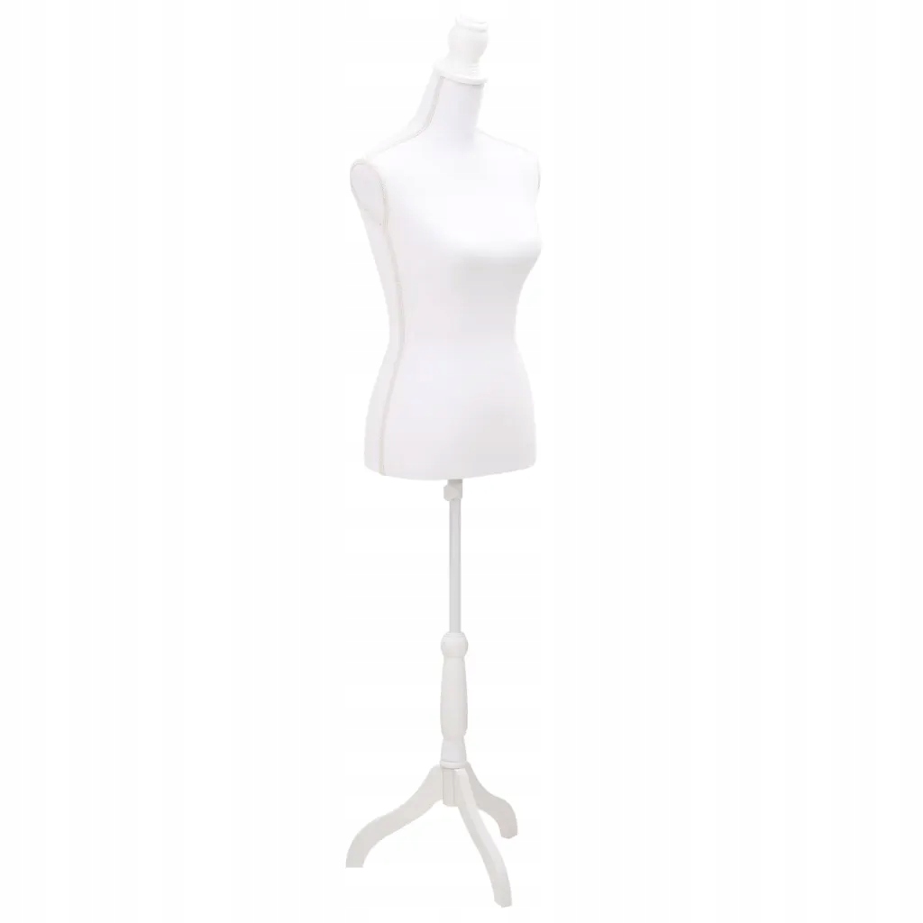 Dámská figurína nastavitelná 133-168 cm, polyester, Mdf, dřevo, ocel