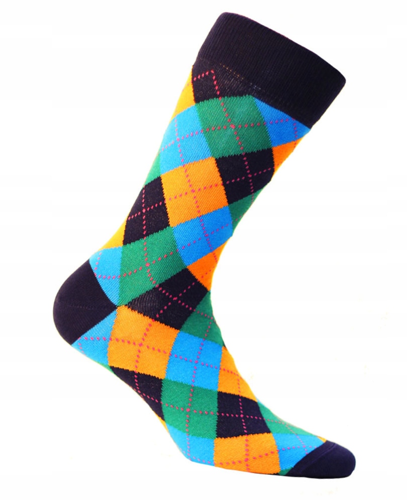 

Wola skarpety Męskie Casual Wzorki 274-78 # 45-47
