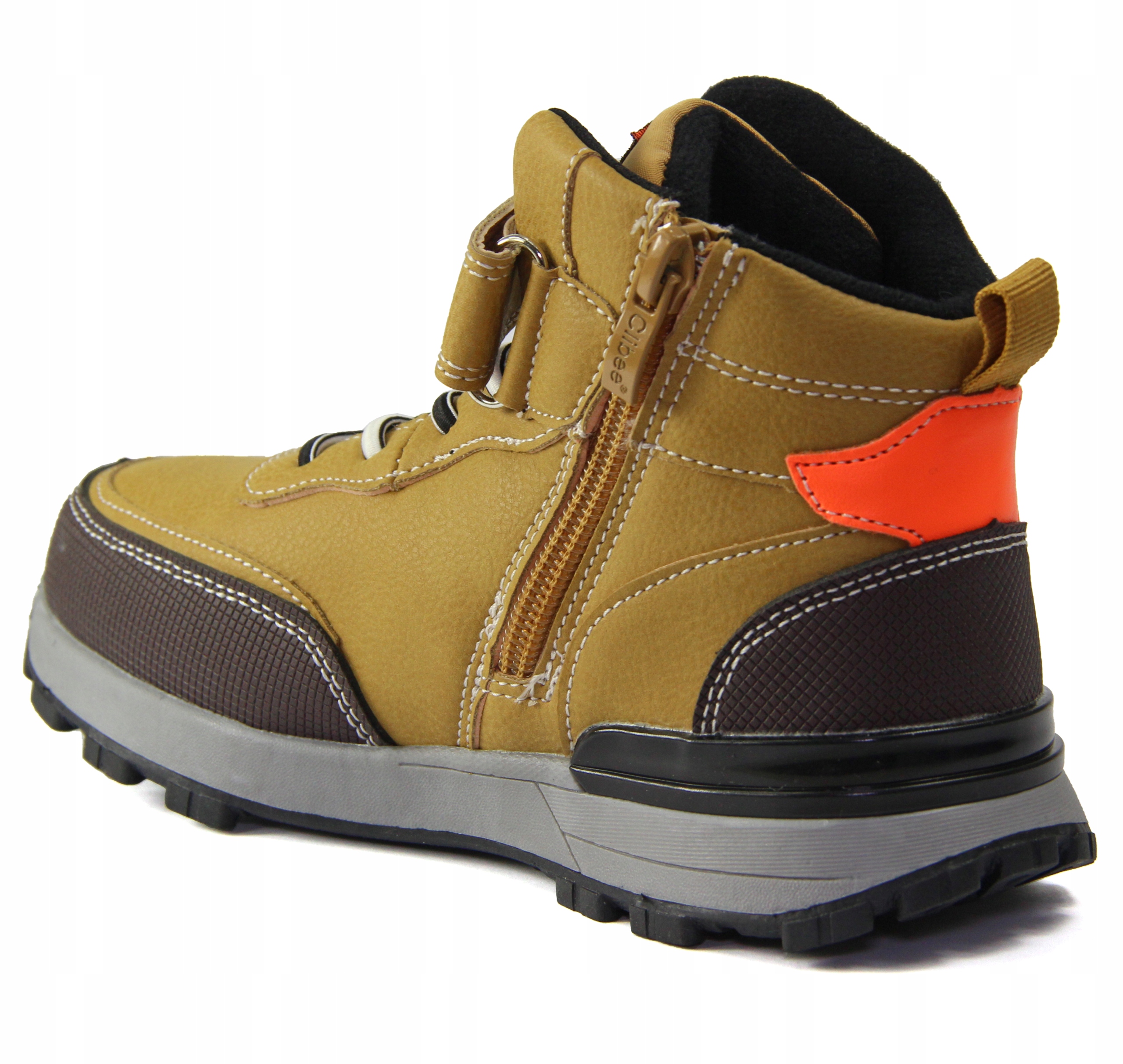 CLIBEE trzewiki r.33/20,8cm przejściowe camel Kod producenta CL H301A