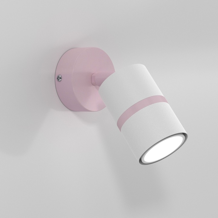Lampa ścienna dla dziecka różowa kinkiet | Jockey Marka inna