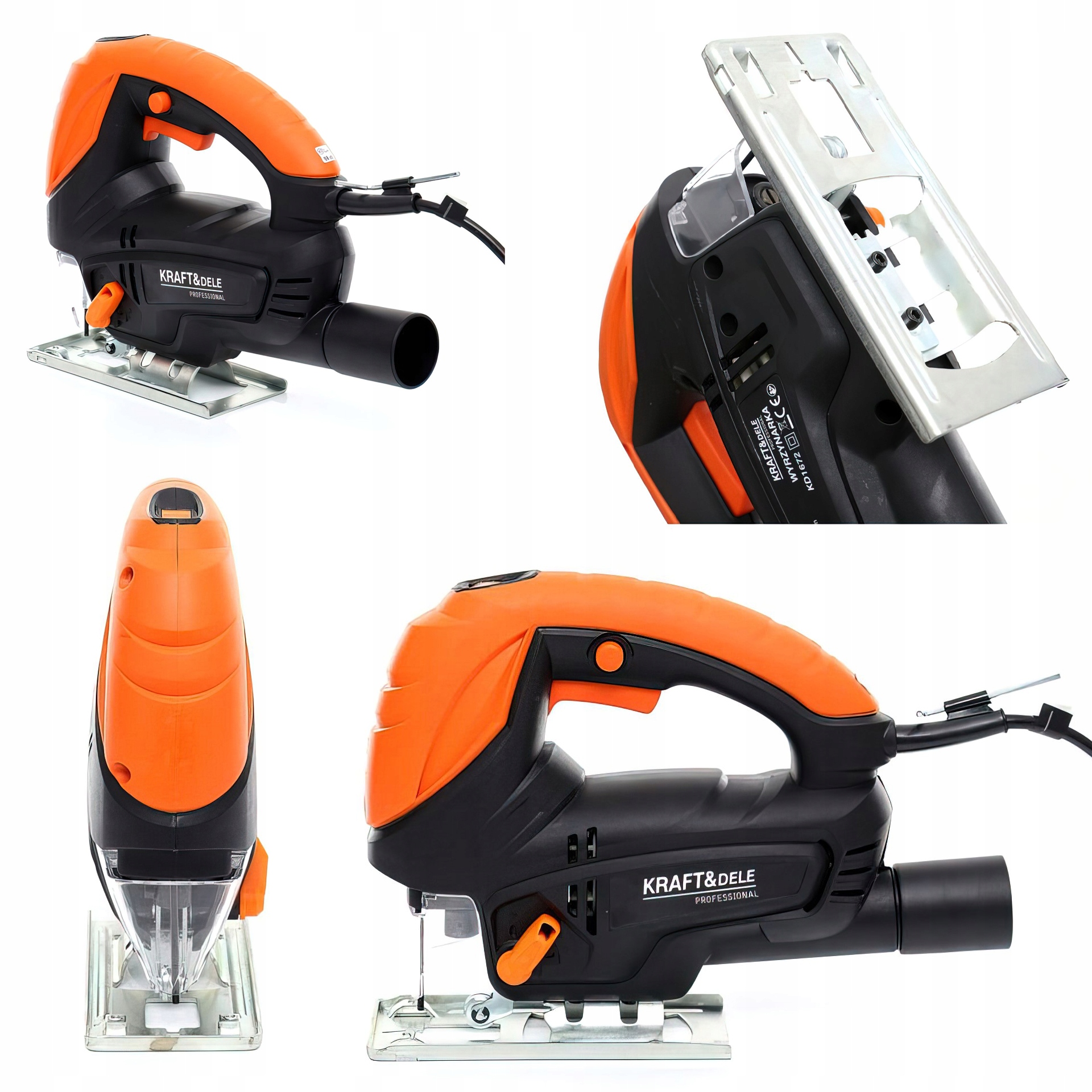 Síťová pila 230 V 800 W Regulovatelné otáčky 500-3000 Rpm Kraft&Dele