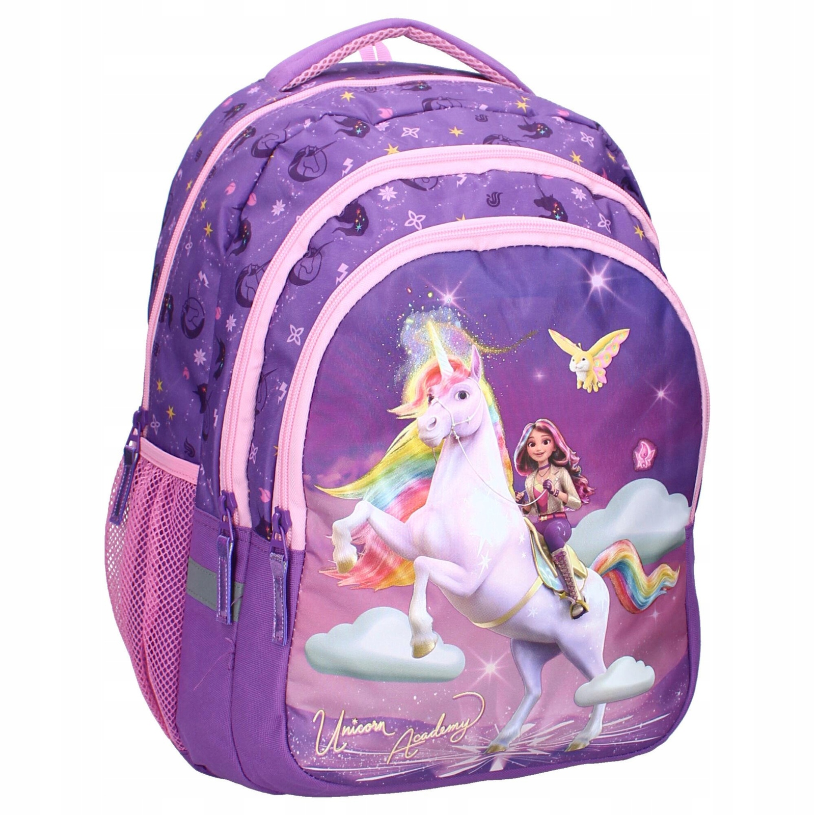 Unicorn Academy Akademia Jednorożców Plecak Szkolny Dla Dzieci A4