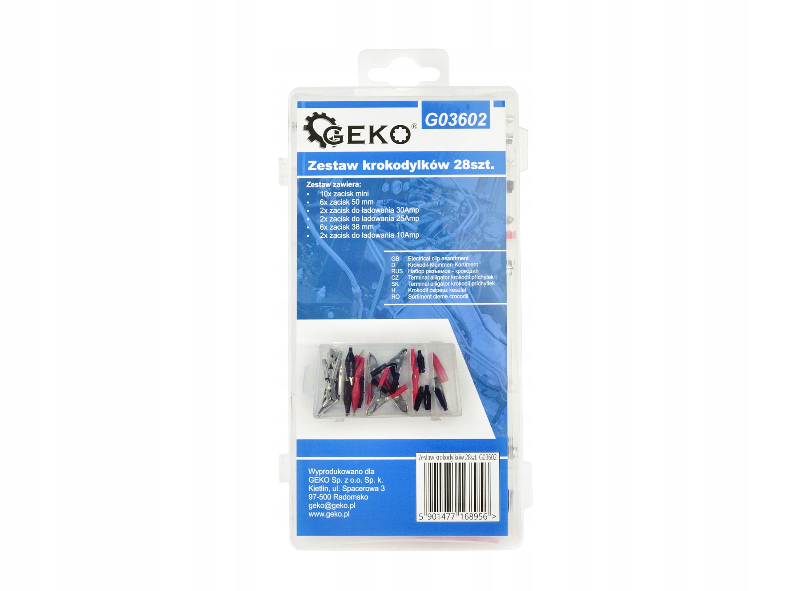 Zestaw krokodylków 28szt Kod producenta G03602