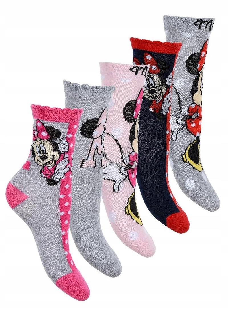 

5-pak skarpetki Disney Myszka Minnie 23/26