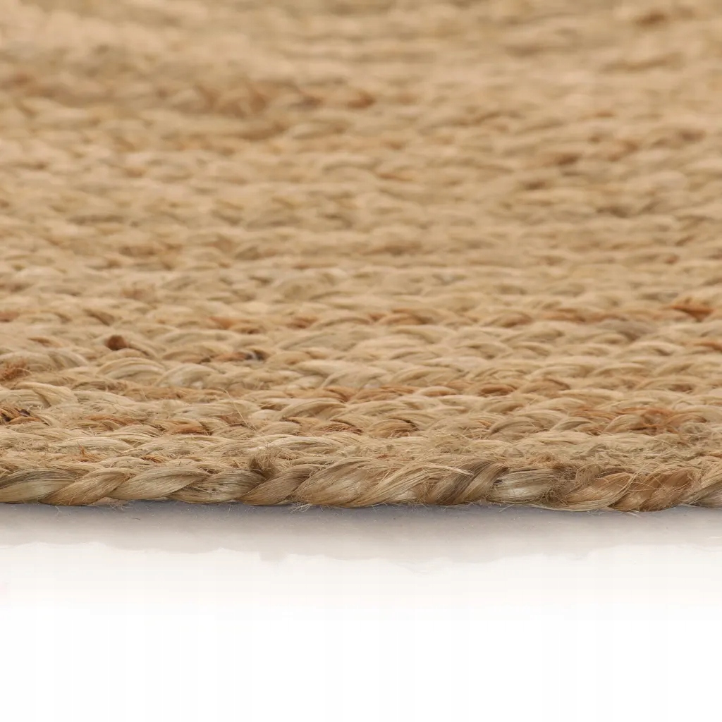 Dywan pleciony z juty, 90 cm, okrągły Szerokość produktu 90 cm
