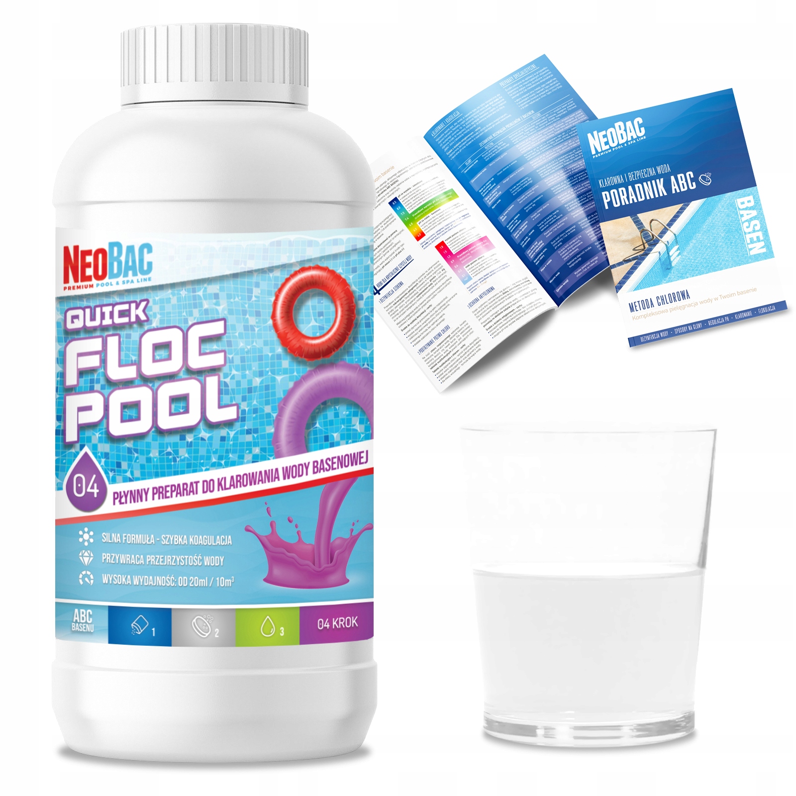 

NeoBac Floc Pool Mętna Woda w Basenie Klarowanie 1