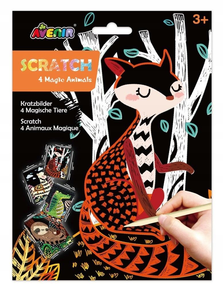 WYDRAPYWANKI - 4 MAGICZNE ZWIERZĘTA