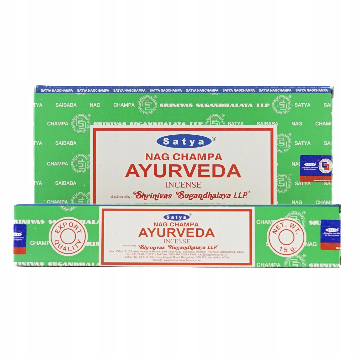 

Kadzidła kadzidełka Satya Nag Champa Ayurveda