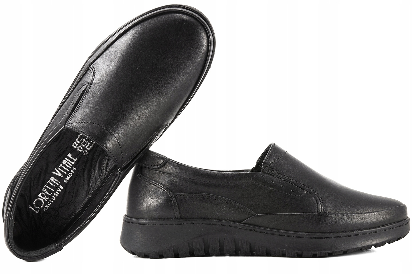 Loretta Vitale T7501 Kožené Polobotky Mokasíny