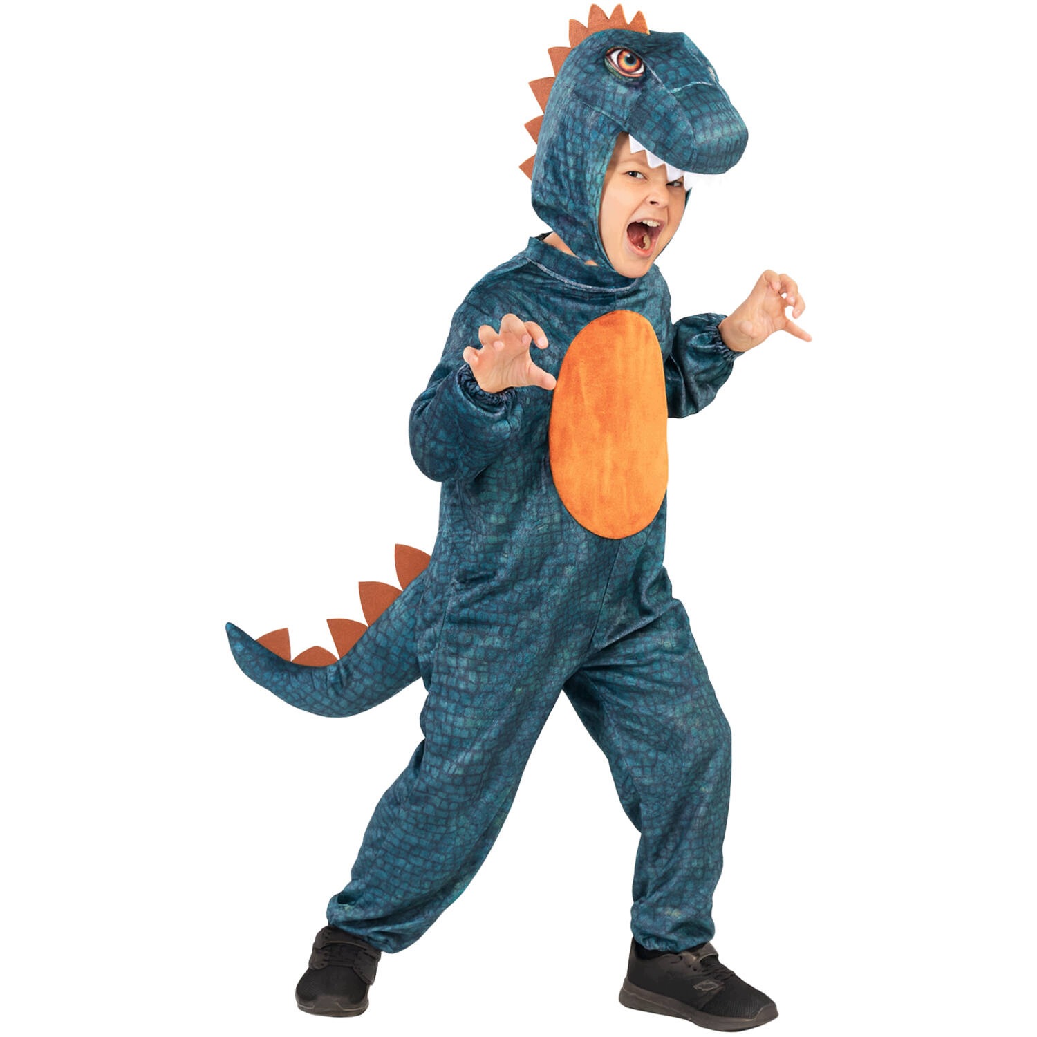 Kostium Dinozaura Tyranozaur T-Rex dla dzieci, 3-4 lata 98-104 cm