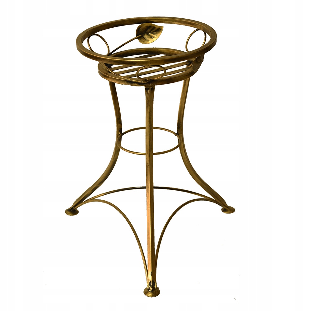 

Metalowy stojący kwietnik na jedna doniczkę