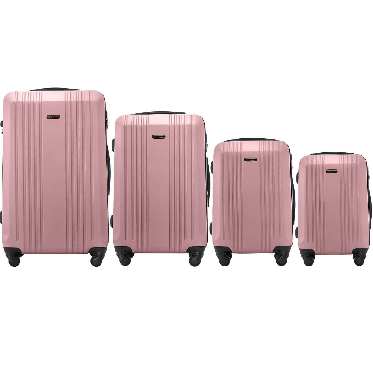 Sada 4 cestovních zavazadel Wings Sada kufrů na 4 kolečkách z tvrdého Abs