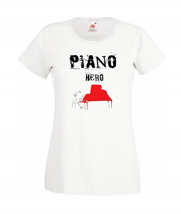 

M Koszulka Damska Pianino Piano Hero Fortepian
