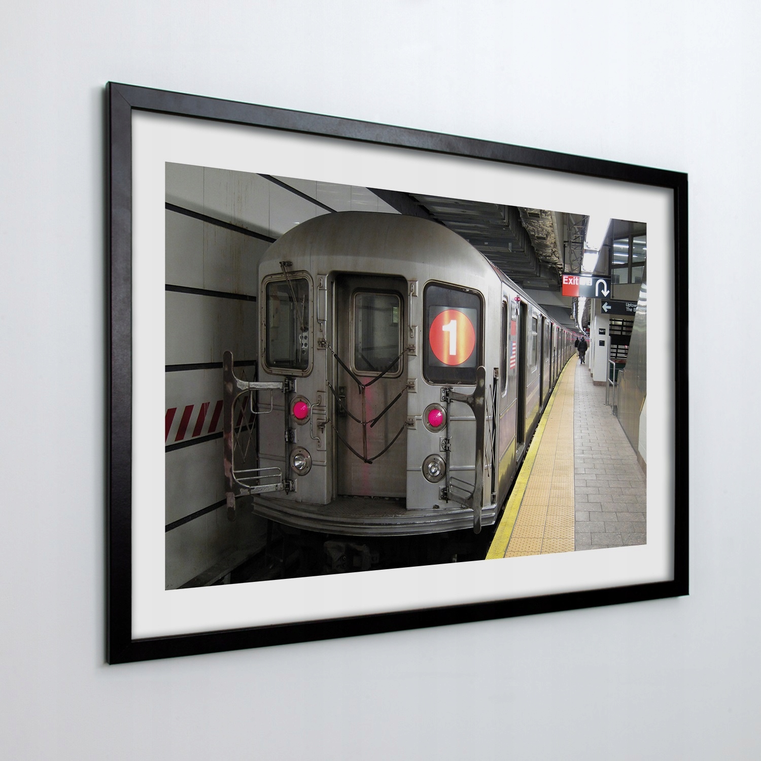 Obraz v rámu na zeď Metro dosahů nástupišť 70x50