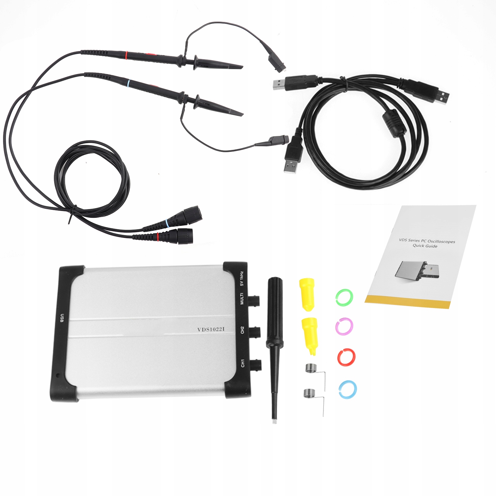 2 x 25MHZ цифровой осциллограф 2-каналы USB