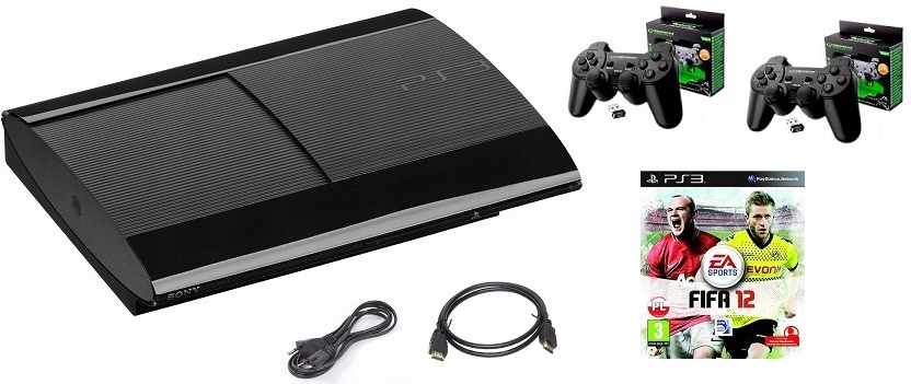 Консоль PS3 Sony Playstation 3 Super Slim 500 ГБ + 2 планшета: купить с  доставкой из Европы на AuAu.market - (14527767622)