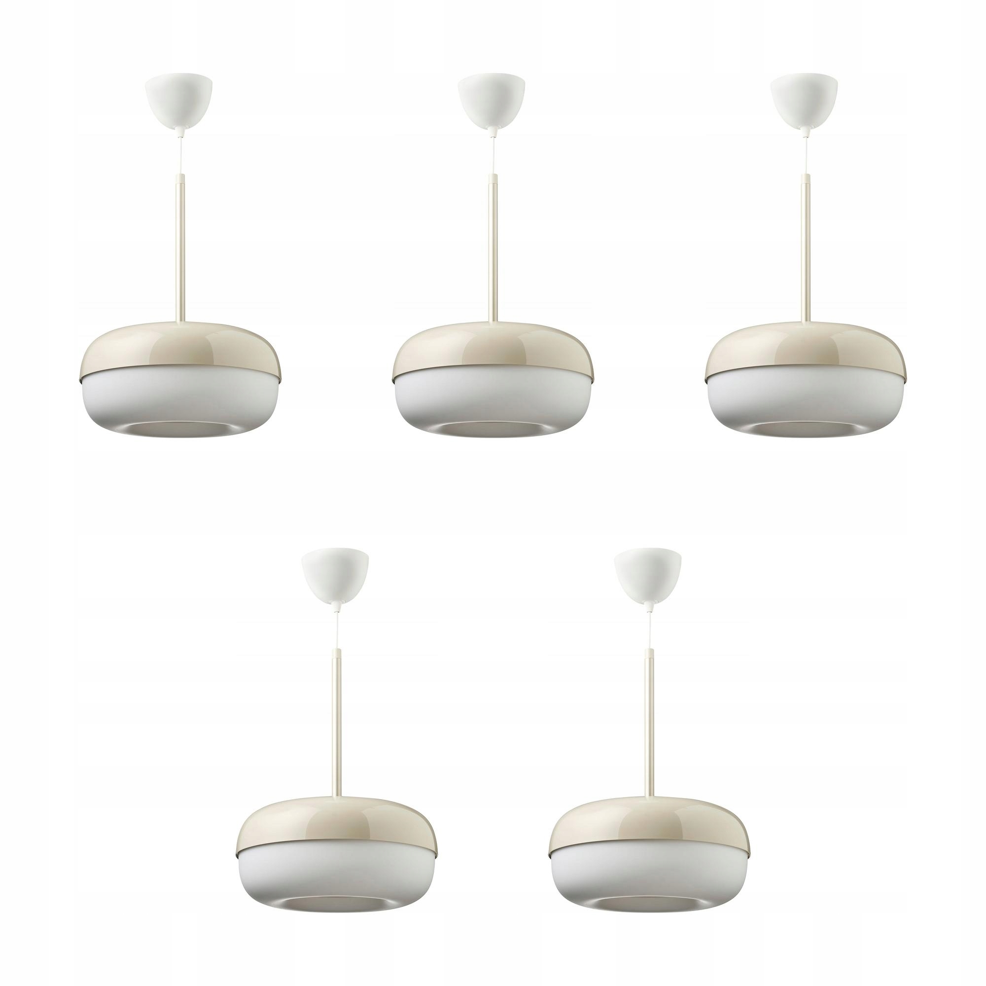 5 szt. Blasverk Lampa wisząca beżowy 37 cm