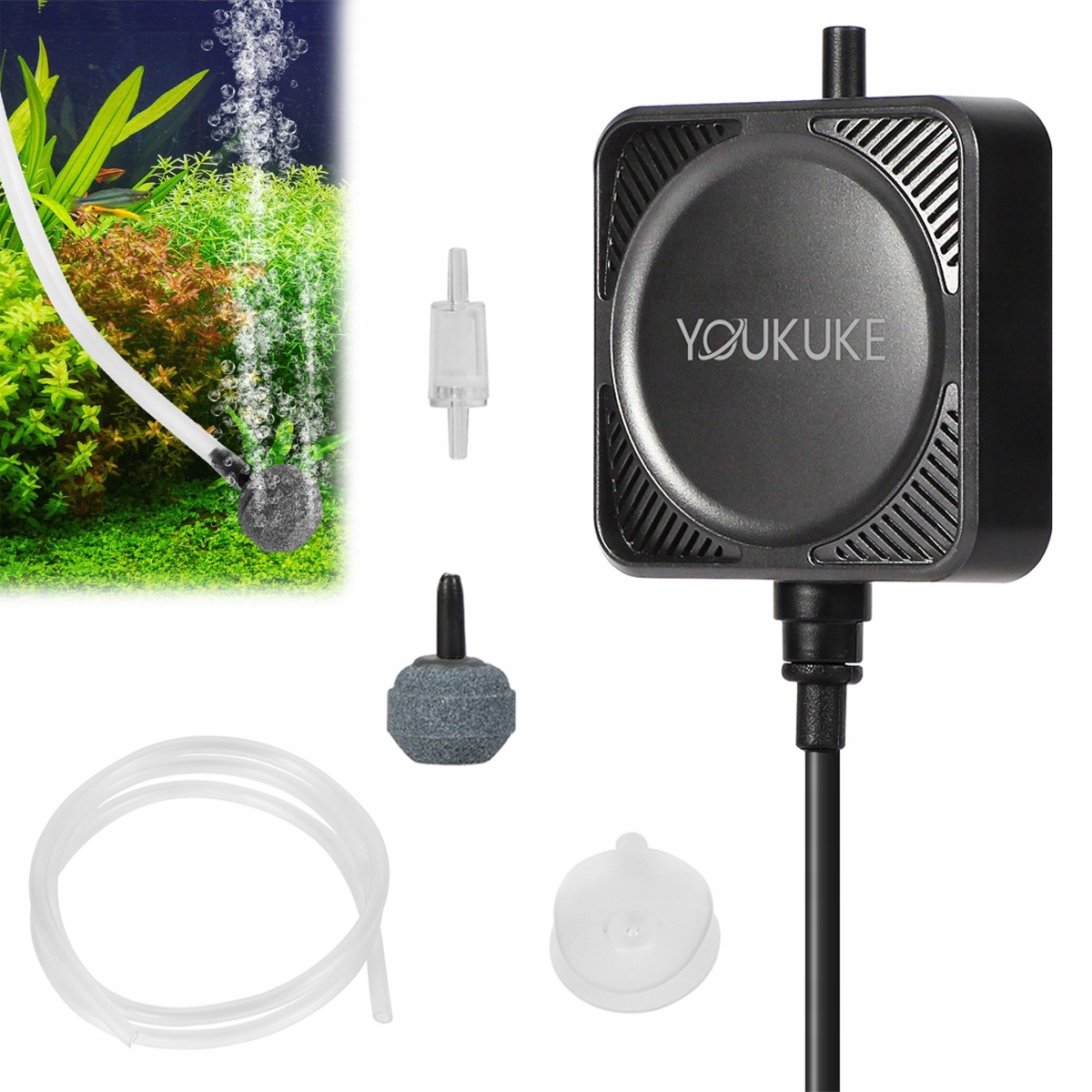 Levně Nový Vzduchový Čerpadlo Do Akvária s zpětným ventilem pro průtok vody