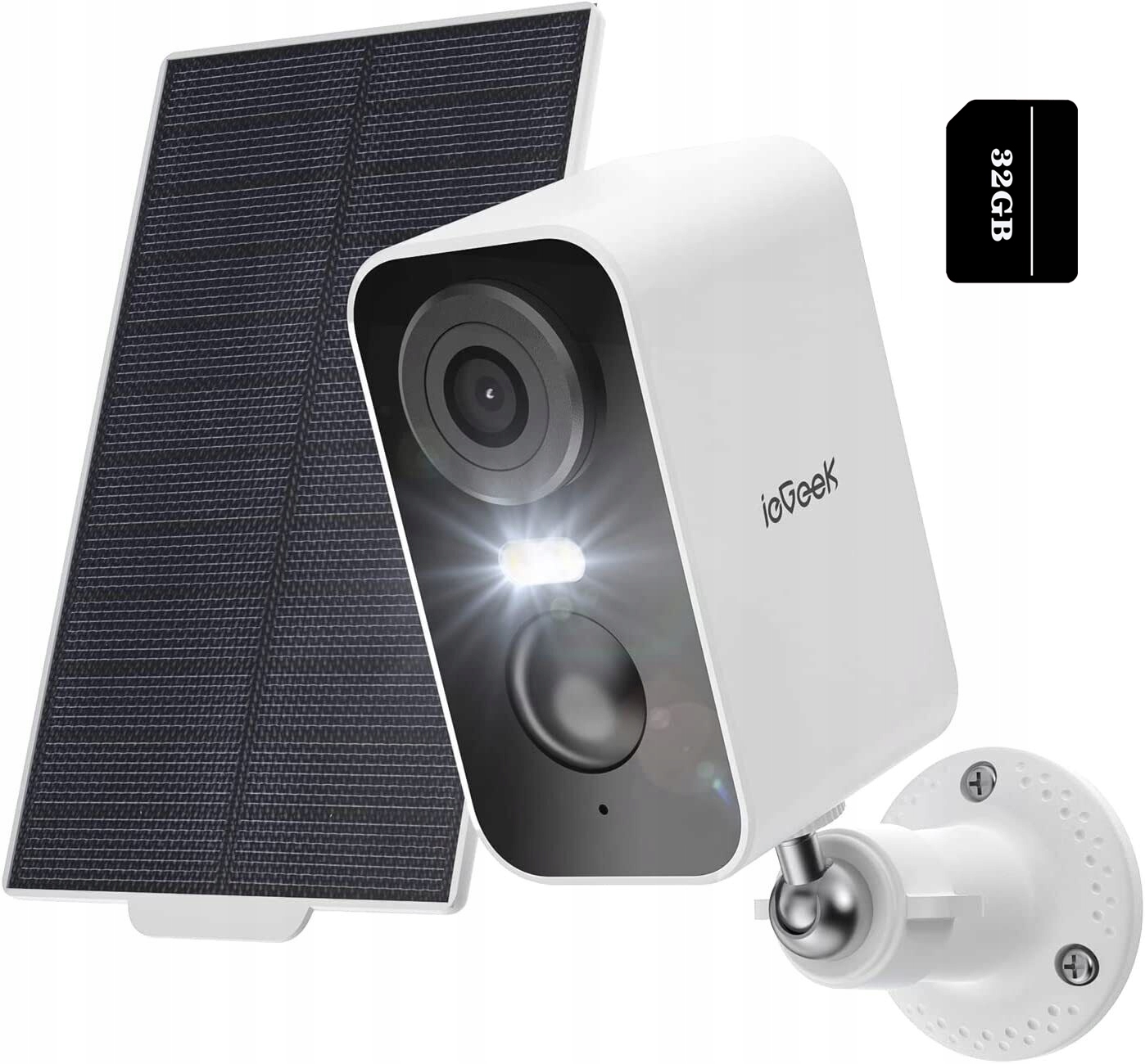 Kamera Zewnętrzna Solarna Bezprzewodowa Wifi Ip 2K 3MPx 4X Zoom Mikrofon