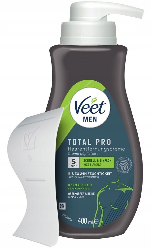 Men Total Pro Krem do depilacji ciała z pompką