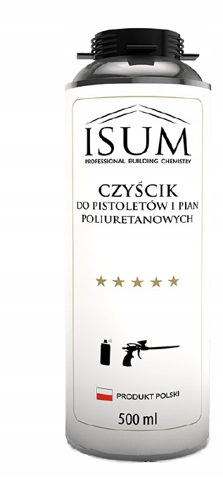 

Czyścik Do Piany Zmywacz Do Pistoletu Isum 500ML