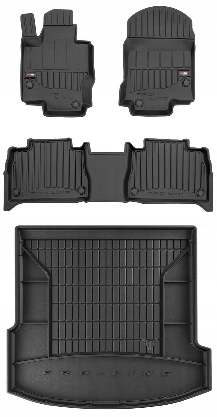 Set 3D gumové rohože Mercedes Gle C167 Coupe od roku 2019