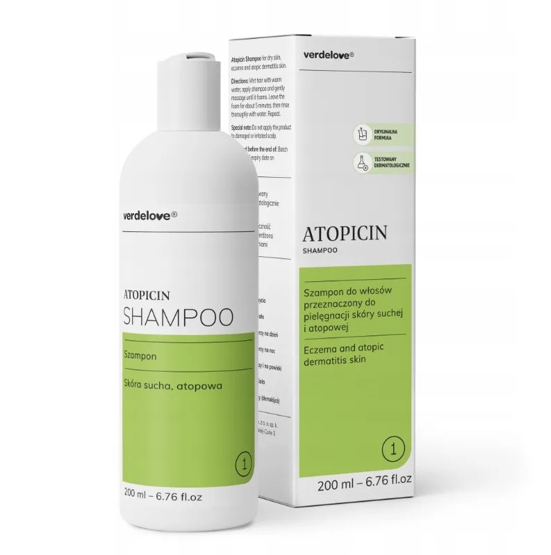 Verdelove Atopicin Szampon do skóry suchej i atopowej 200ml