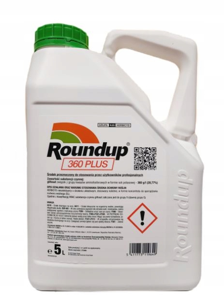 Roundup 360 PLUS 5L RANDAP na chwasty perz (3701578265835) • Cena ...
