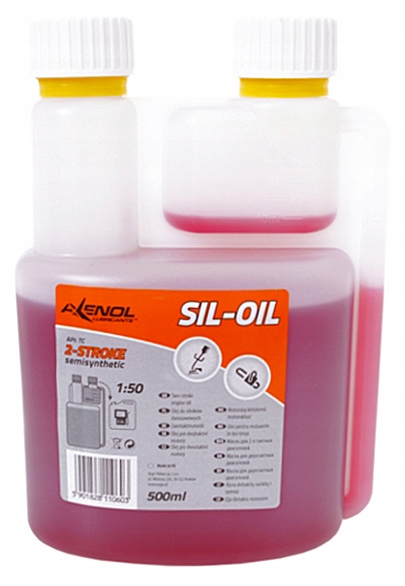 

500 ML Axenol Sil-oil Olej Do 2-SUWÓW Czerwony N8Y