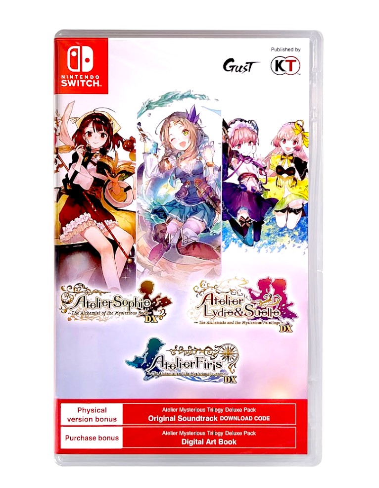 Atelier Mysterious Trilogy Deluxe Pack Switch Kartridż Nowa